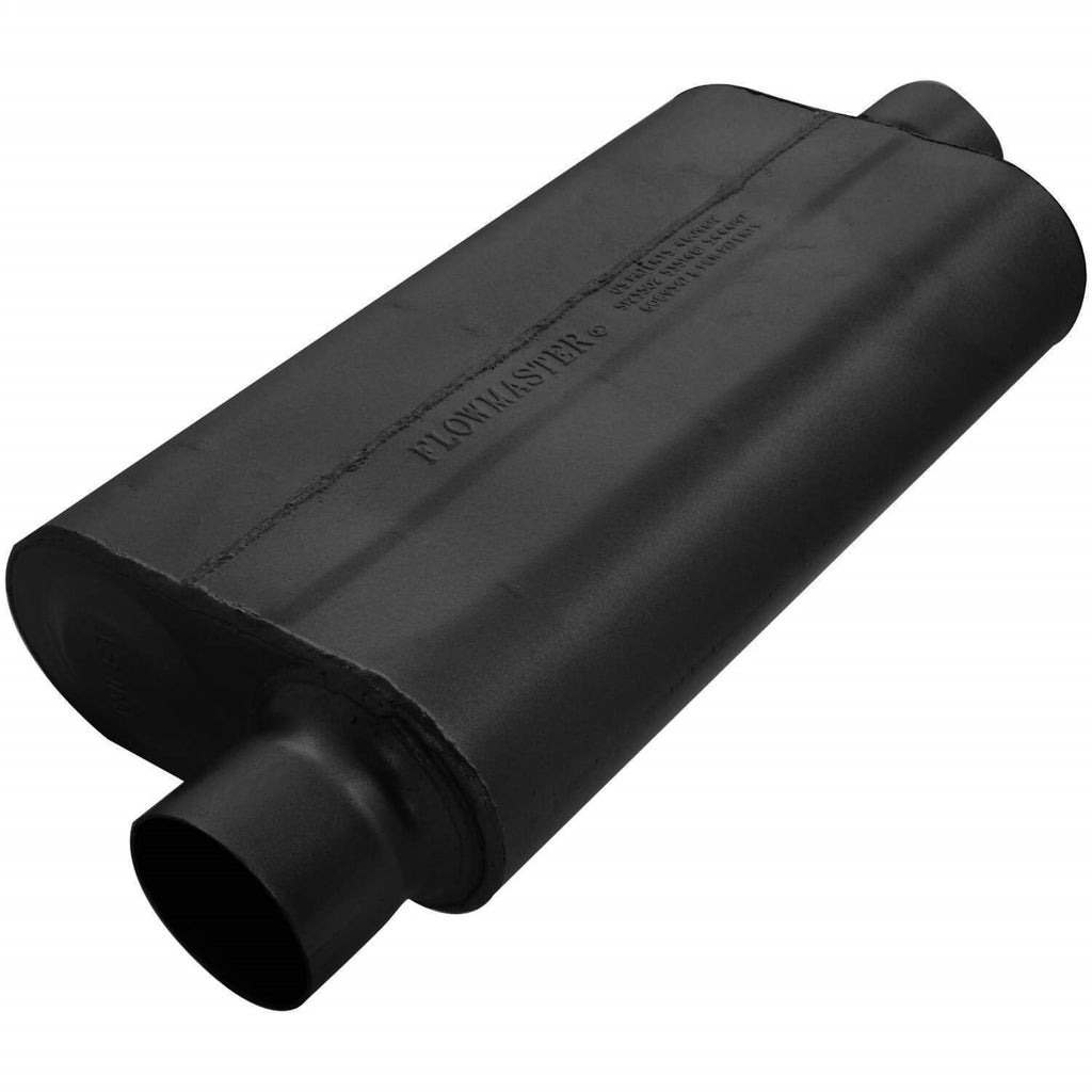 Flowmaster 943051 50 Delta Flow Muffler - 3.00 Offset In / 3.00 Center Out - Moderate Sound