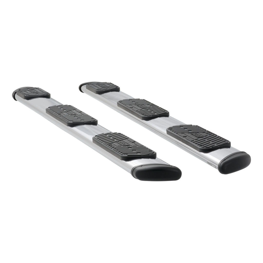 Regal 7 Polished Stainless 114" Oval Side Steps (No Brackets)