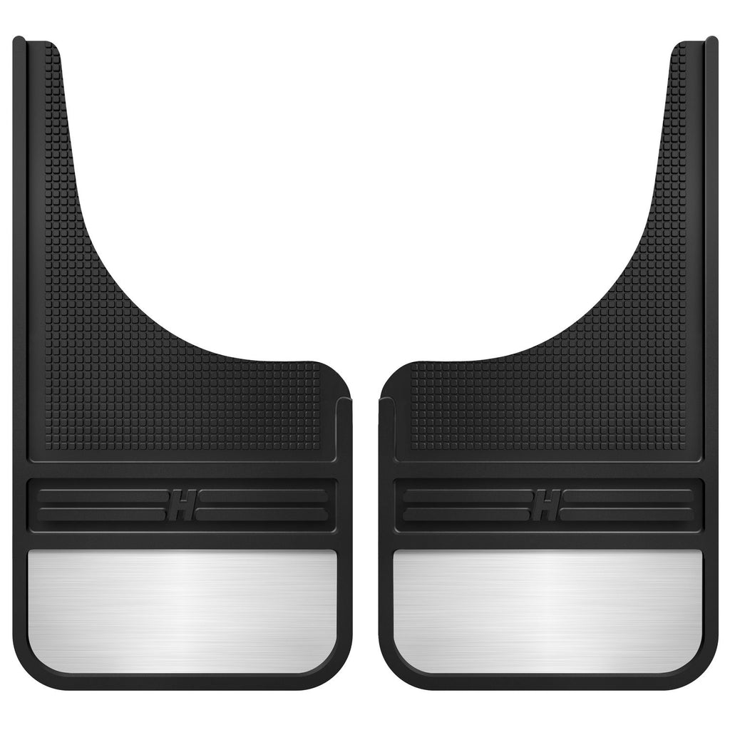 Husky Liners 55001 | Husky Liners Rubber Front Mud Flaps - 12IN w/ Weight, Fits RUBBER FRONT MUD FLAPS - 12IN W/ WEIGHT MUDDOG MUD FLAPS