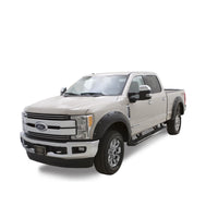 Bushwacker 20942-02 Black Pocket/Rivet Style Smooth Finish 4-Piece Fender Flare Set for 2017-2022 Ford F-250/F-350 Super Duty w/81.8 In. Bed