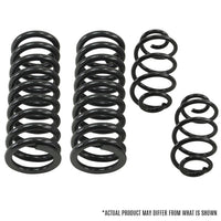BELLTECH 5843 MUSCLE CAR COIL SET 0 in. Front and 0 in. Rear Lowered Ride Height 1973-1977 Chevrolet Malibu Monte Carlo Buick Regal 0 in. F/0 in. R Drop