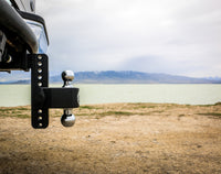 180 Hitch Chrome 8" Drop Hitch With 2" Shank