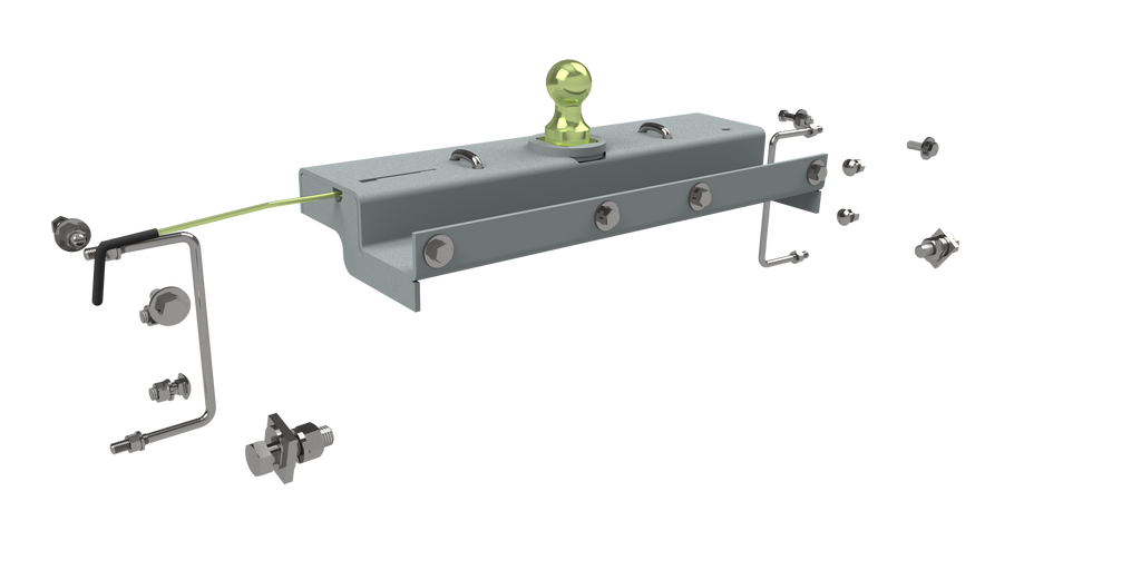 GNRC962 TURNOVERBALL GOOSENECK HITCH CENTER KIT