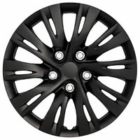 Coast to Coast Wheel Cover 15 Inch 10 Spoke Gloss Black Set Of 4