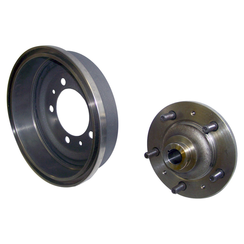 Rear Hub & Drum Assembly for 78-86 Jeep CJs w/ AMC 20 Rear Axle, w/ 10" Brakes