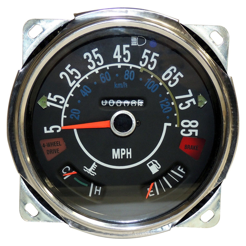 Speedometer Assembly with Modernized Electronics for 1980-86 Jeep CJs