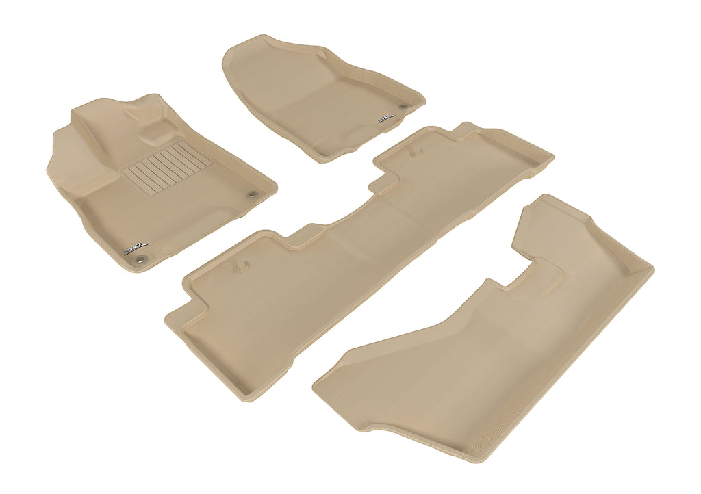 3D MAXpider ACURA MDX WITH BENCH 2ND ROW 2014-2020 KAGU TAN R1 R2 R3