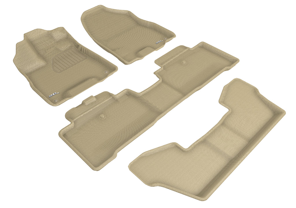 3D MAXpider ACURA MDX SPORT HYBRID WITH BUCKET 2ND ROW 2017-2020 KAGU TAN R1 R2 R3