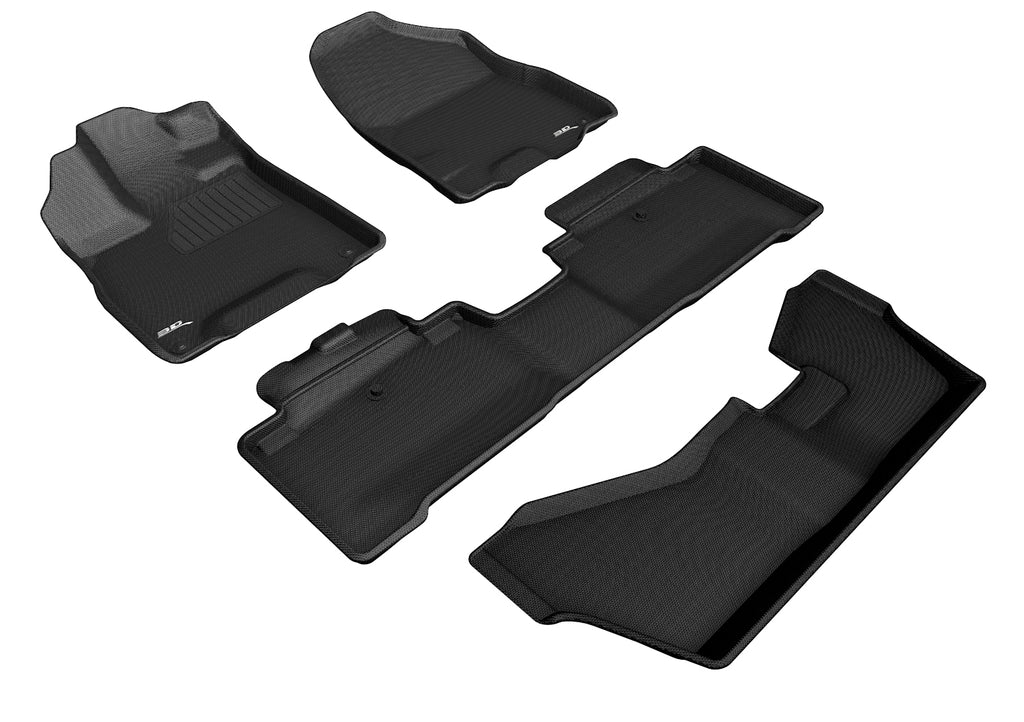 3D MAXpider ACURA MDX SPORT HYBRID WITH BENCH 2ND ROW 2017-2020 KAGU BLACK R1 R2 R3