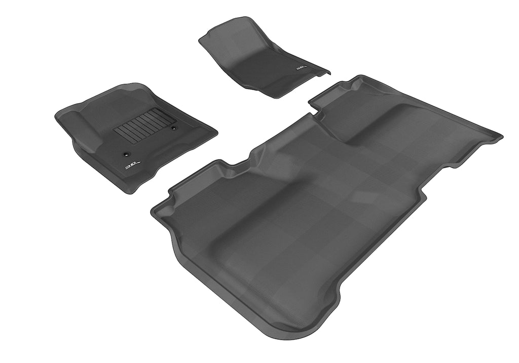 3D MAXpider CHEVROLET SILVERADO 1500 CREW CAB 2014-2018/ 2500HD/ 3500HD CREW CAB 2015-2019 KAGU BLACK R1 R2