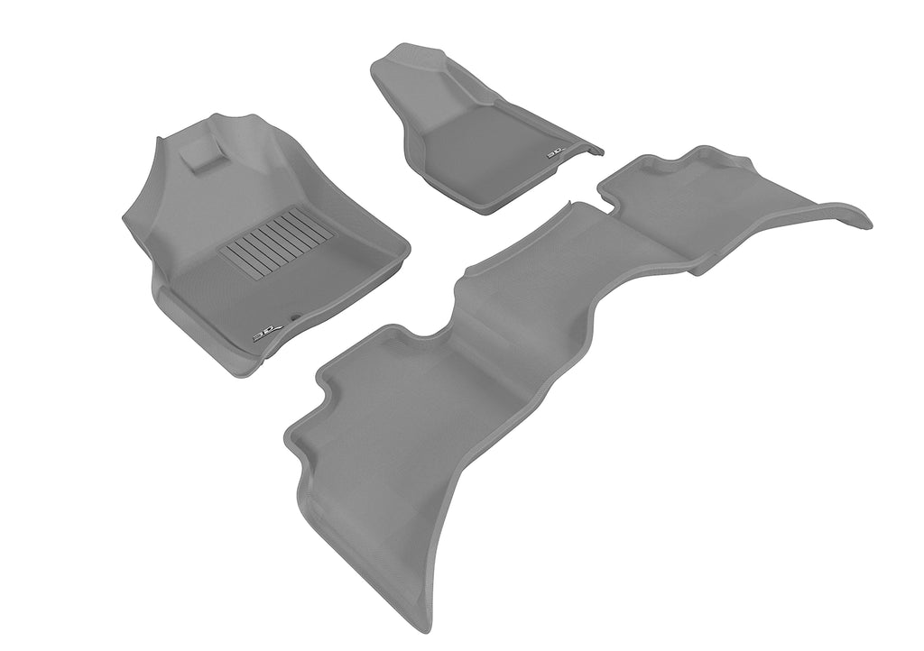 3D MAXpider DODGE RAM 1500 QUAD CAB 2009-2012 KAGU GRAY R1 R2 (1 EYELET)