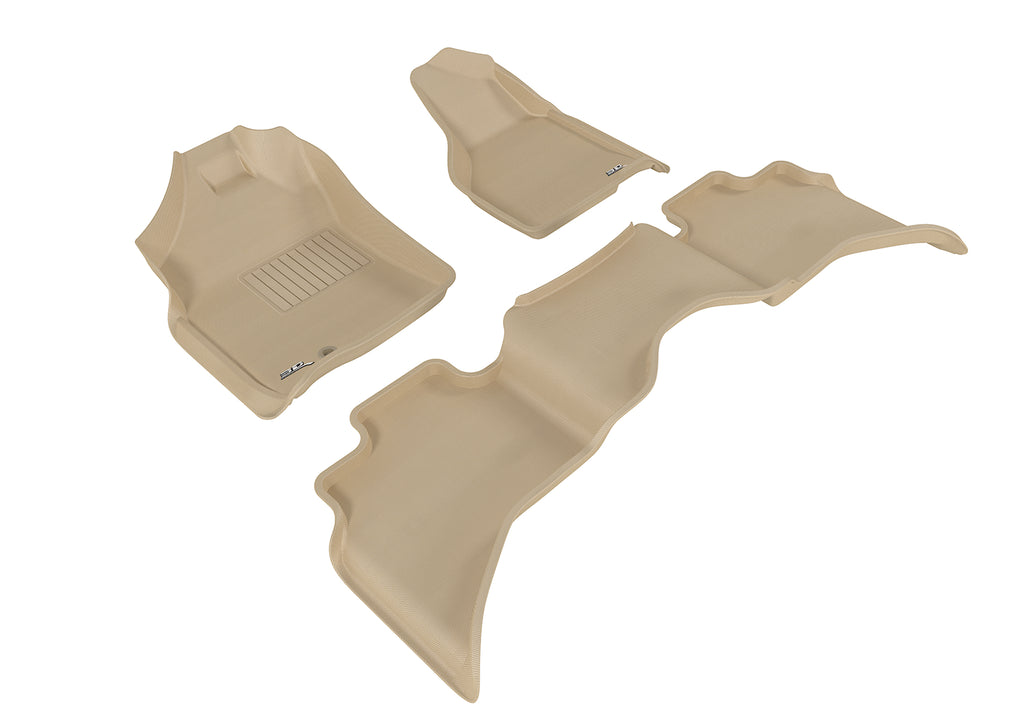 3D MAXpider DODGE RAM 1500 QUAD CAB 2009-2012 KAGU TAN R1 R2 (1 EYELET)