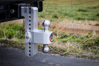 180 Hitch Stainless Steel Ball 10" Drop Hitch With 2.5" Shank