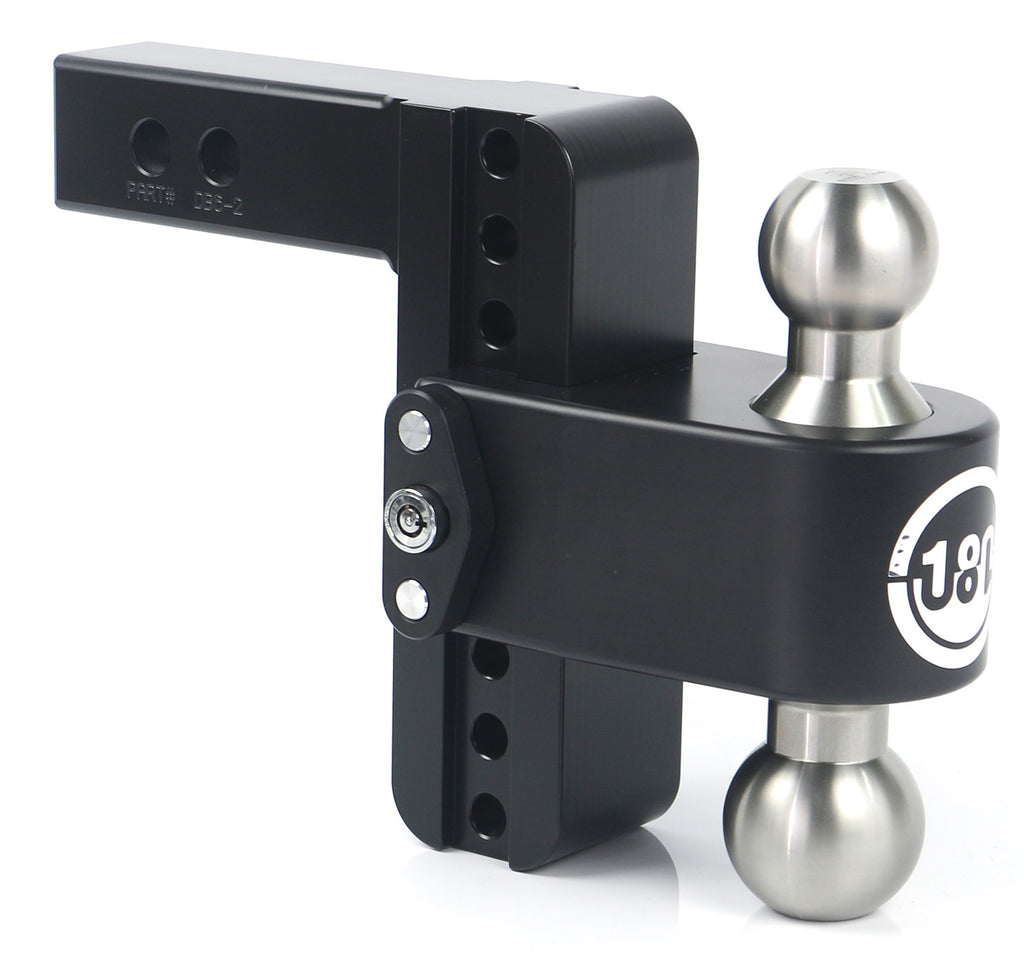 180 Hitch SS Cerakoted 6" Drop Hitch With 2" Shank