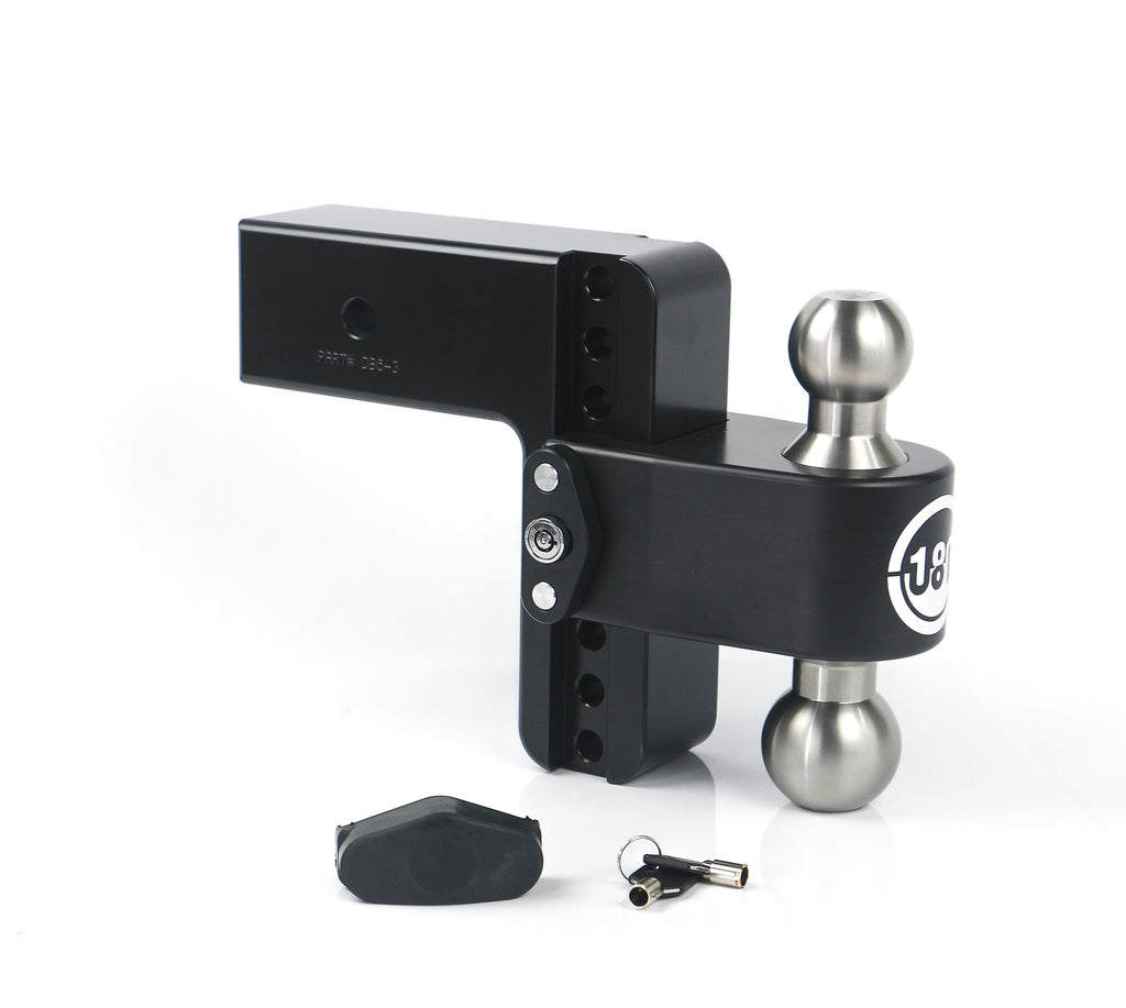 180 Hitch SS 6" Drop Hitch With 3" Shank