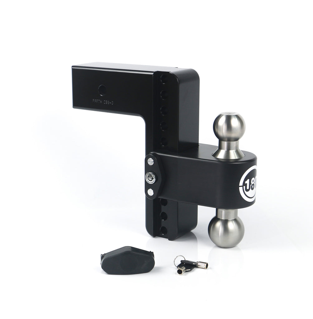 180 Hitch SS 8" Drop Hitch With 3" Shank