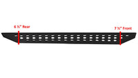 RB20 Running Boards - 73" long - Bedliner Coating - Bars Only