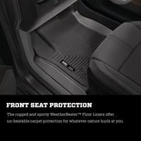 Husky Liners 14221 | Husky Liners 2nd Seat Floor Liner (Full Coverage), Fits 19-C SILVERADO/SIERRA 1500 CREW CAB 2ND SEAT FLOOR LINER (FULL COVERAGE) WEATHERBEATER SERIES BLACK