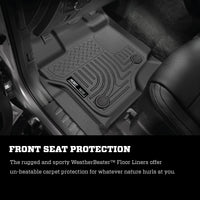 Husky Liners 19372 | Husky Liners 2nd Seat Floor Liner (Full Coverage), Fits 15-C F150 SUPERCREW 2ND SEAT FLOOR LINER GREY