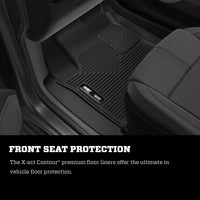 Husky Liners 53911 | Husky Liners 2nd Seat Floor Liner (Full Coverage), Fits 14-17 SILVERADO/SIERRA DOUBLE CAB 2ND SEAT FLOOR LINER (FULL COVERAGE) X-ACT CONTOUR SERIES BLACK