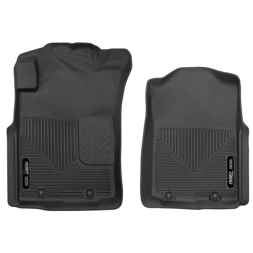 Husky Liners 53721 | Husky Liners Front Floor Liners, Fits 05-11 TACOMA CREW/EXT/STD CAB FRONT FLOOR LINERS X-ACT CONTOUR SERIES BLACK