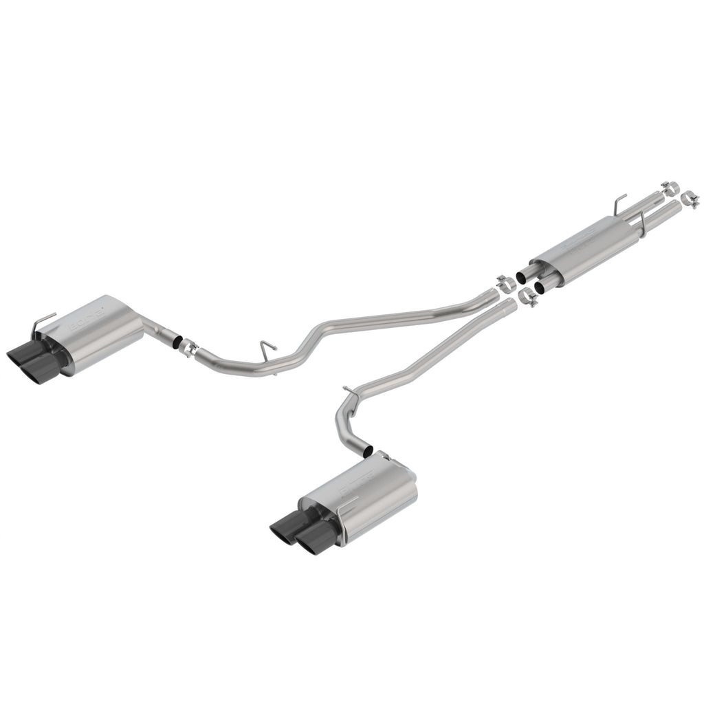 Borla 140820BC | Borla Cat-Back System for 2020 Ford Explorer ST 3.0L V6 EcoBoost Automatic Transmission All Wheel Drive 4 Door