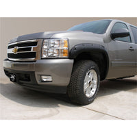Stampede 8412-2 Black Ruff Riderz Smooth Finish 4-Piece Fender Flare for 2007-2013 Chevrolet Silverado 1500 2007-2014 Chevrolet Silverado 2500 HD/3500 HD | Fits 69.3/78.7/97.6 In. Bed