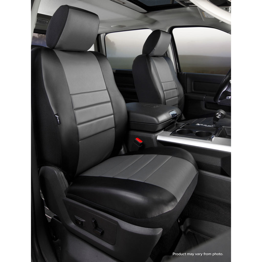 FIA-SL68-35 GRAY | SL FRONT BUCKET SEAT COVER CHEV SILVERADO/SIERRA 1500 (NEW BODY STYLE) 19