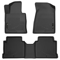 Husky Liners 99631 | Husky Liners Front & 2nd Seat Floor Liners, Fits 15-16 SONATA FRONT/2ND SEAT FLOOR LINERS BLACK