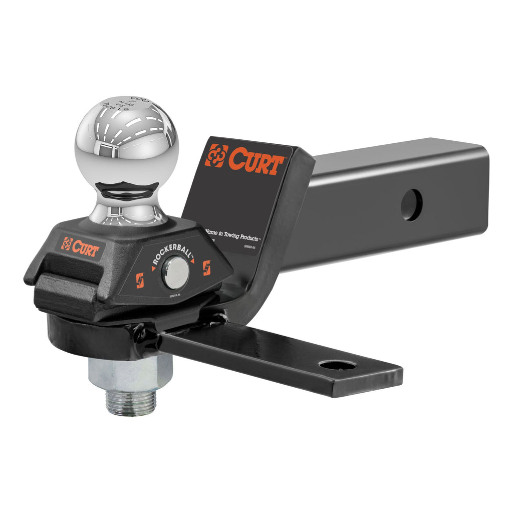 RockerBall Cushion Hitch with Sway Tab (2-5/16" Ball 2" Shank 7500 lbs.)