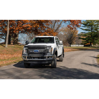 Bushwacker 20942-02 Black Pocket/Rivet Style Smooth Finish 4-Piece Fender Flare Set for 2017-2022 Ford F-250/F-350 Super Duty w/81.8 In. Bed