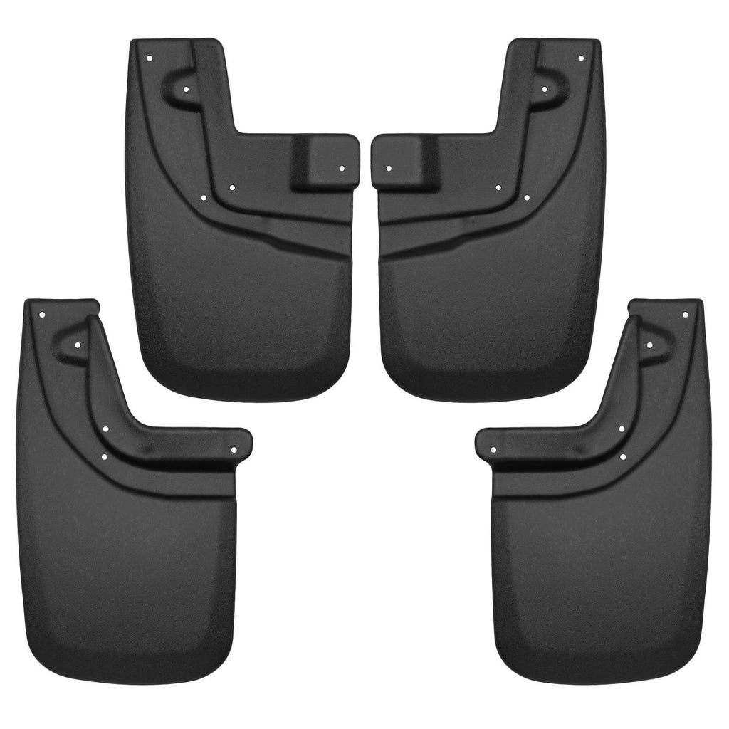 Husky Liners 56936 | Husky Liners Front and Rear Mud Guard Set, Fits 05-15 TACOMA W/FLARES FRONT AND REAR CUSTOM MUD GUARD COMBO SETS