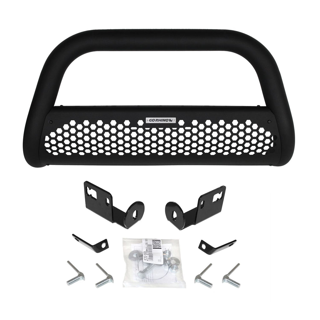 RC2 Bull Bar with Mounting Brackets Kit - Textured Black Finish