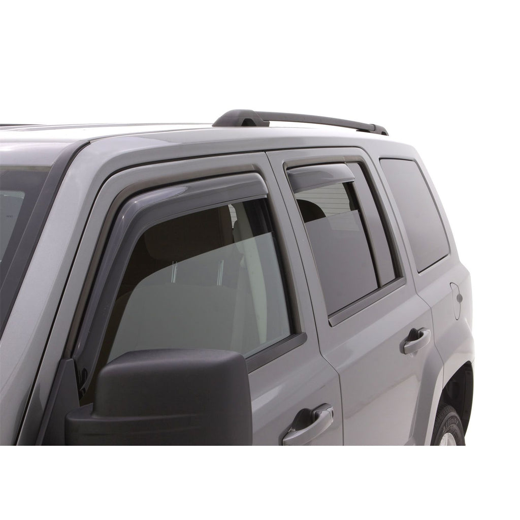 Auto Ventshade 194359 In-Channel Ventvisor Side Window Deflector 4-Piece Set For 2007-2018 Jeep Patriot