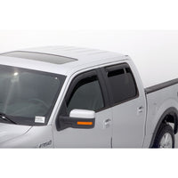 Auto Ventshade 194155 In-Channel Ventvisor Side Window Deflector 4-Piece Set For 2009-2014 Ford F-150 SuperCrew Also Fits 2010-2014 Raptor SuperCrew