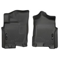 Husky Liners 13601 | Husky Liners Front Floor Liners, Fits 16-16 TITAN XD FRONT FLOOR LINERS WEATHERBEATER SERIES BLACK