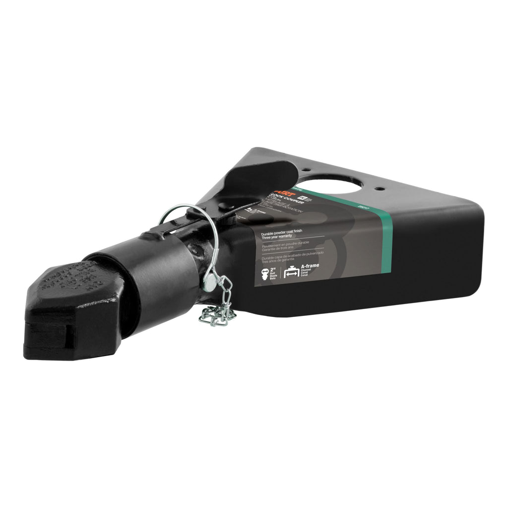 2" A-Frame Coupler with Sleeve-Lock (7000 lbs Black)