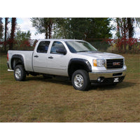 Stampede 8425-2 Black Ruff Riderz Smooth Finish 4-Piece Fender Flare for 2011-2014 GMC Sierra 2500 HD/3500 HD | Fits 78.7/78.8/97.6 In. Bed