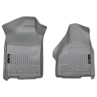 Husky Liners 18032 | Husky Liners Front Floor Liners, Fits 02-15 RAM 1500/03-15 RAM 2500/3500 QUAD/STD CAB WEATHERBEATER FRONT FLOOR LINERS GREY