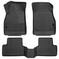 Husky Liners 98151 | Husky Liners Front & 2nd Seat Floor Liners, Fits 11-16 REGAL CUSTOM MOLDED FRONT & 2ND SEAT WEATHERBEATER FLOOR LINERS BLACK