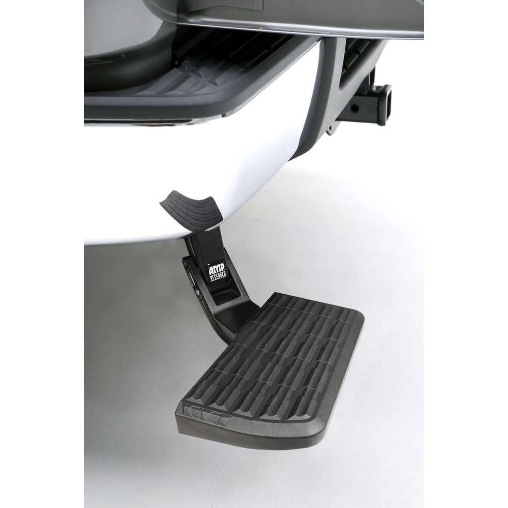 AMP Research 75300-01A BedStep Retractable Bumper Step for 2007-2013 Silverado/Sierra 1500 2007-2010 Silverado/Sierra 2500/3500 (Excludes 2007 Classic Flareside Models)