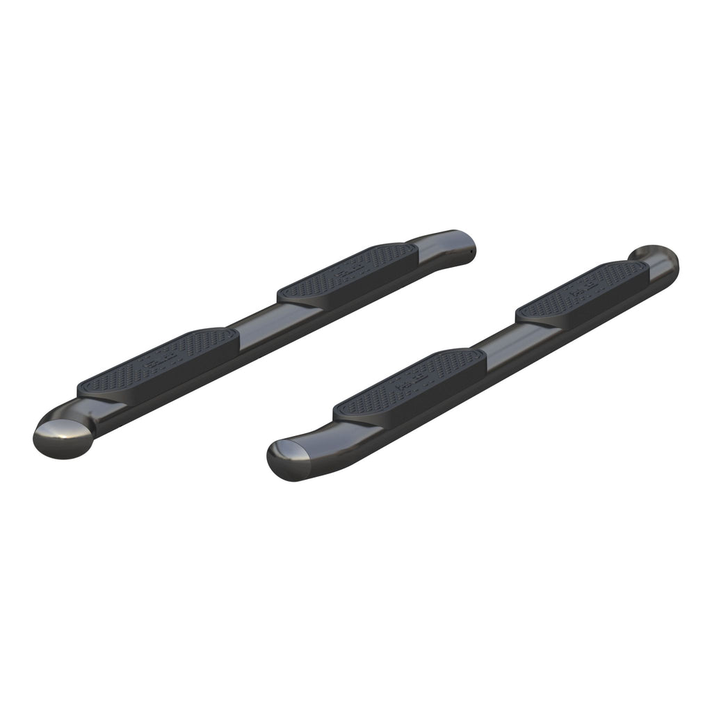 4" Black Steel Oval Side Bars Select Ram 1500
