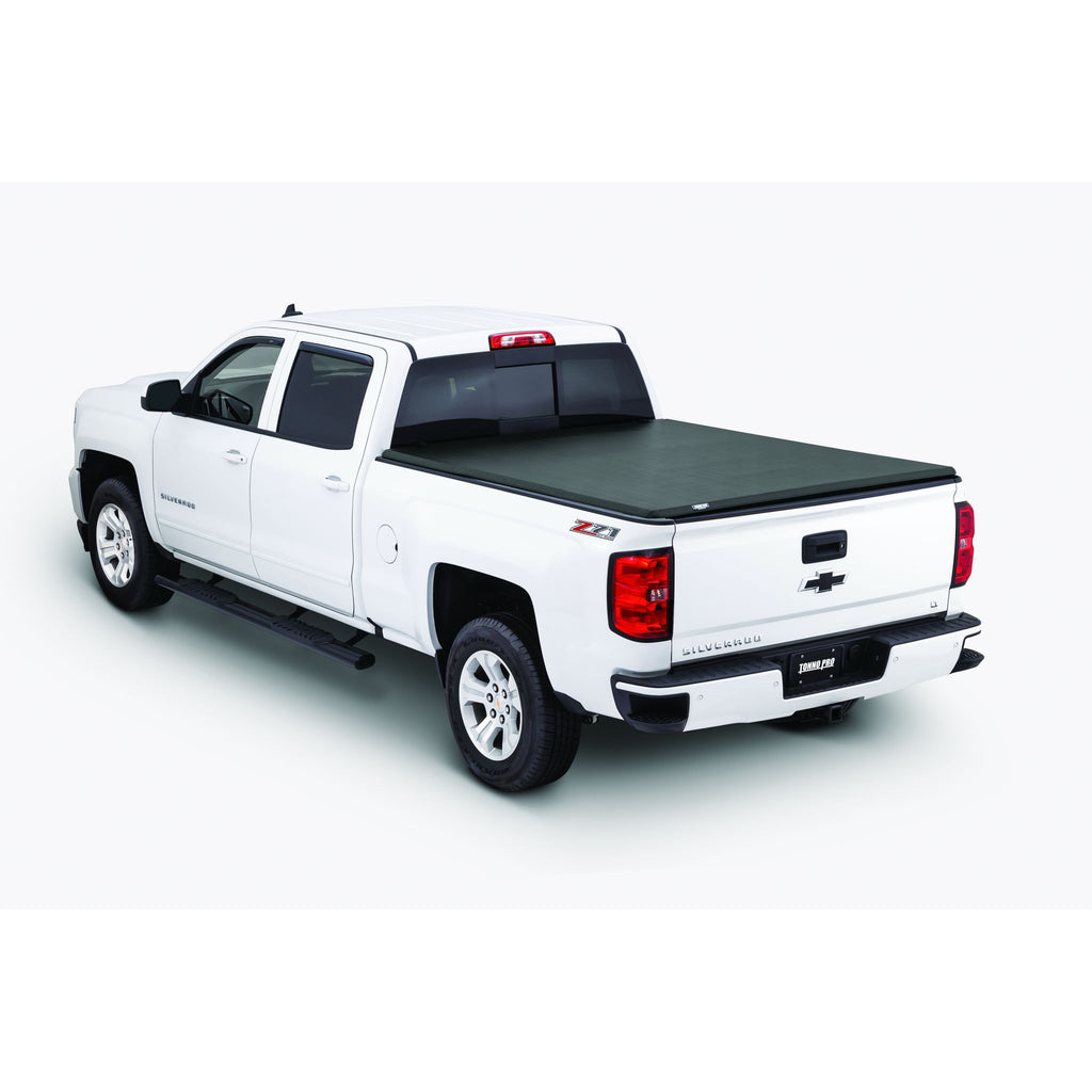 Tonno Pro Tonno Fold 42-100 Tri-Fold Soft Truck Bed Tonneau Cover for 1999-2006 Chevrolet Silverado 1500/GMC Sierra 1500 2500 HD (Includes 2007 Classic) 1988-1999 Chevrolet/GMC CK Series | Fits 6.6 Ft. Bed