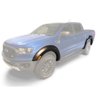 Bushwacker 20953-02 Black Extend-A-Fender Style Smooth Finish 4-Piece Fender Flare Set for 2019-2022 Ford Ranger SuperCrew