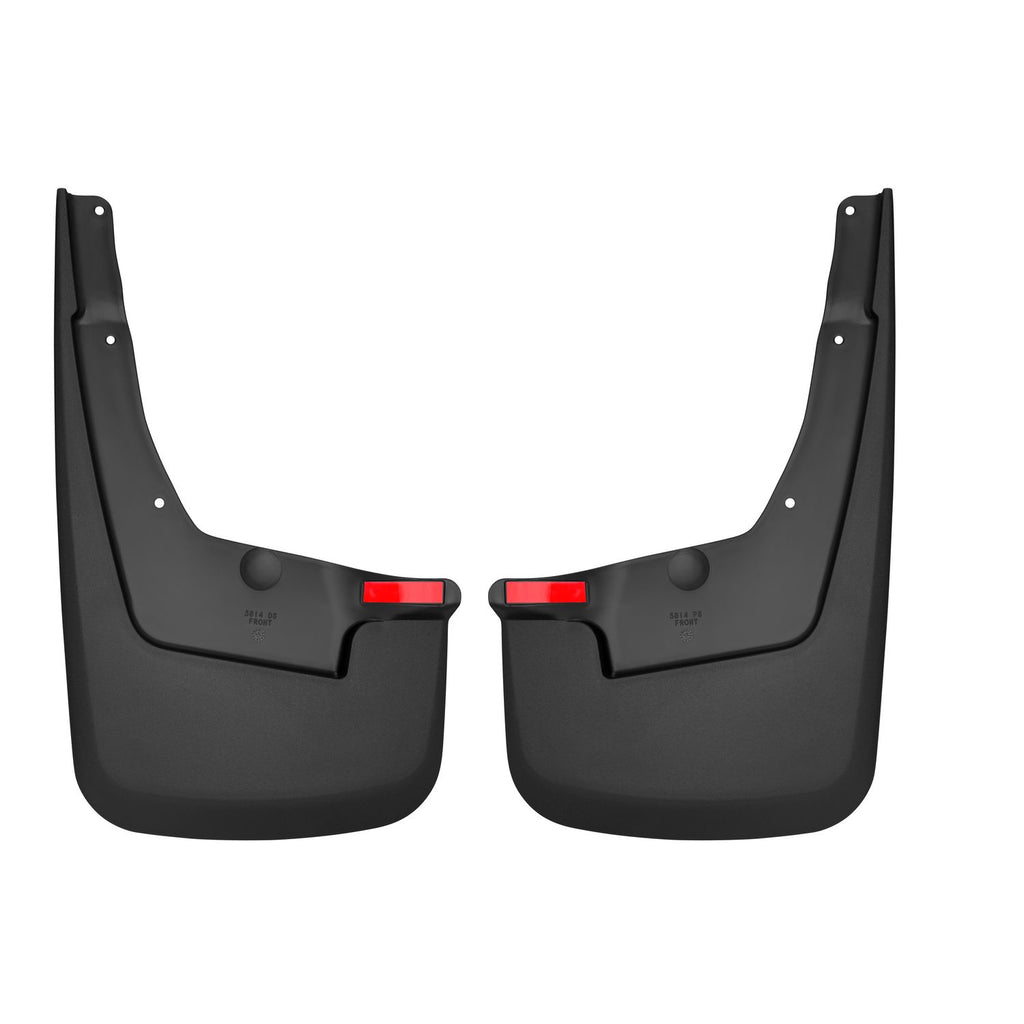 Husky Liners 58141 | Husky Liners Front Mud Guards, Fits 19-C RAM 1500 VEHICLE DOES NOT HAVE RAM OEM FENDER FLARES BLACK FRONT MUD GUARDS