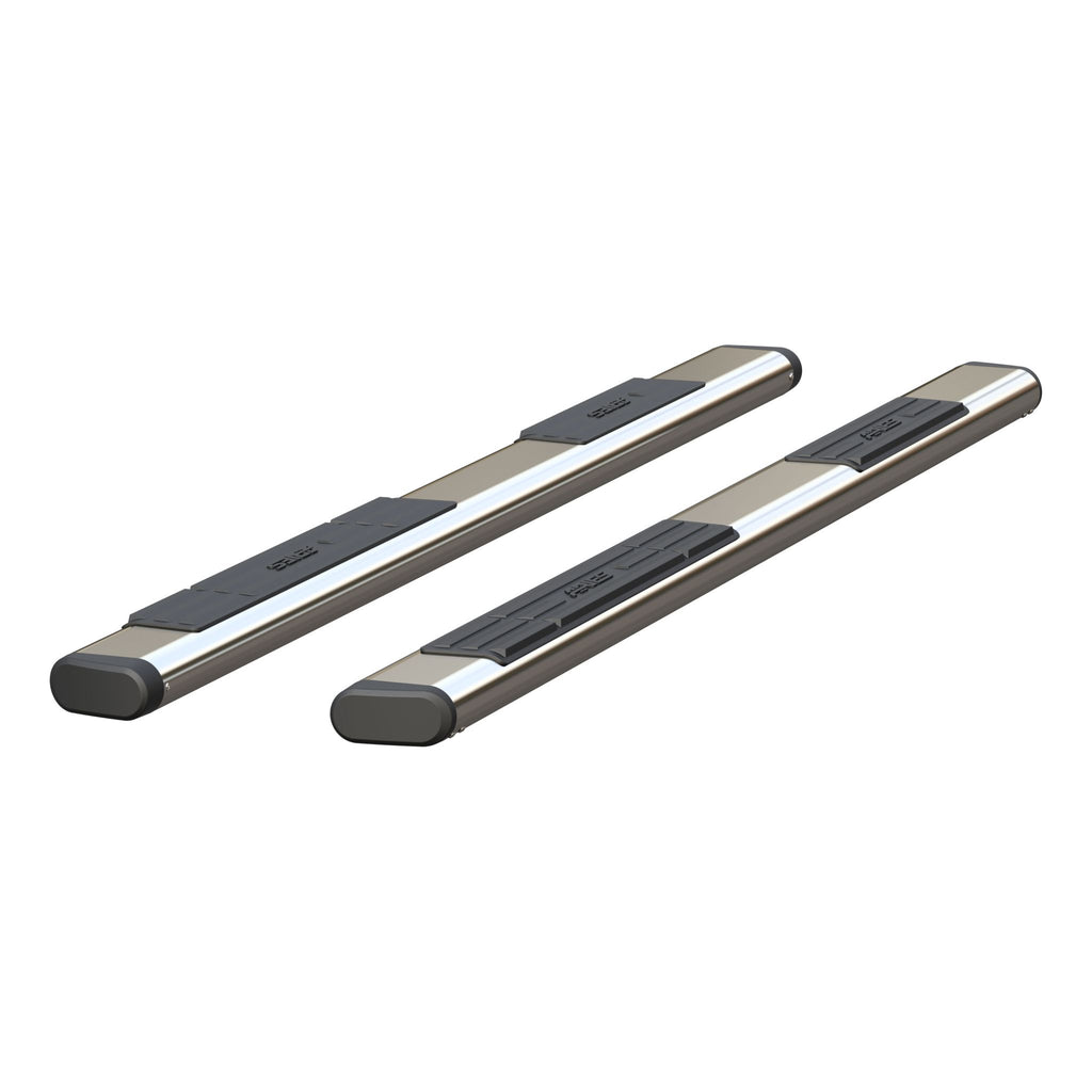 6" x 91" Polished Stainless Oval Side Bars (No Brackets)