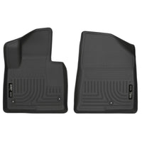 Husky Liners 13861 | Husky Liners Front Floor Liners, Fits 13-16 SANTA FE GLS/LIMITED FRONT FLOOR LINERS WEATHERBEATER SERIES BLACK