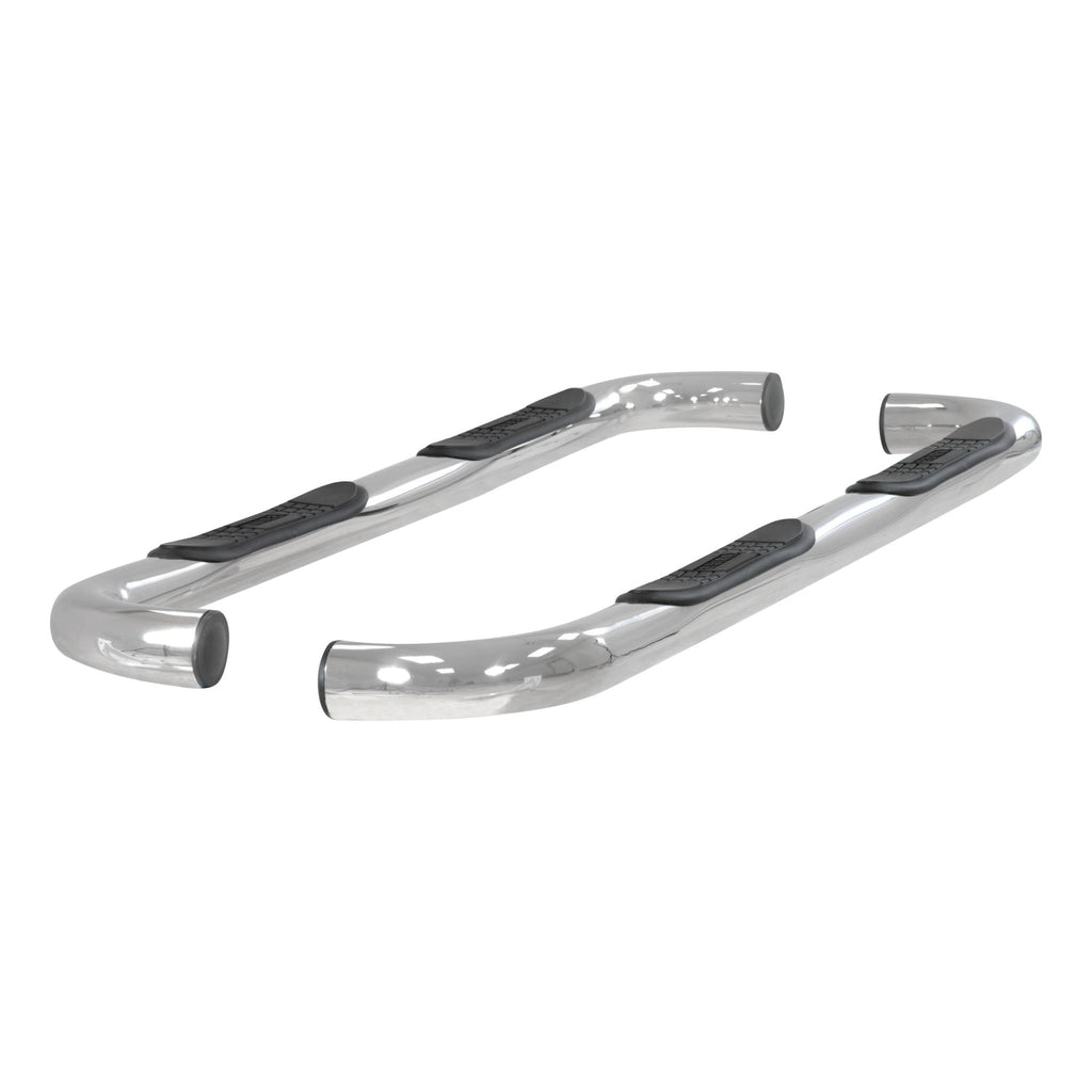 3" Round Polished Stainless Side Bars Select Hummer H3