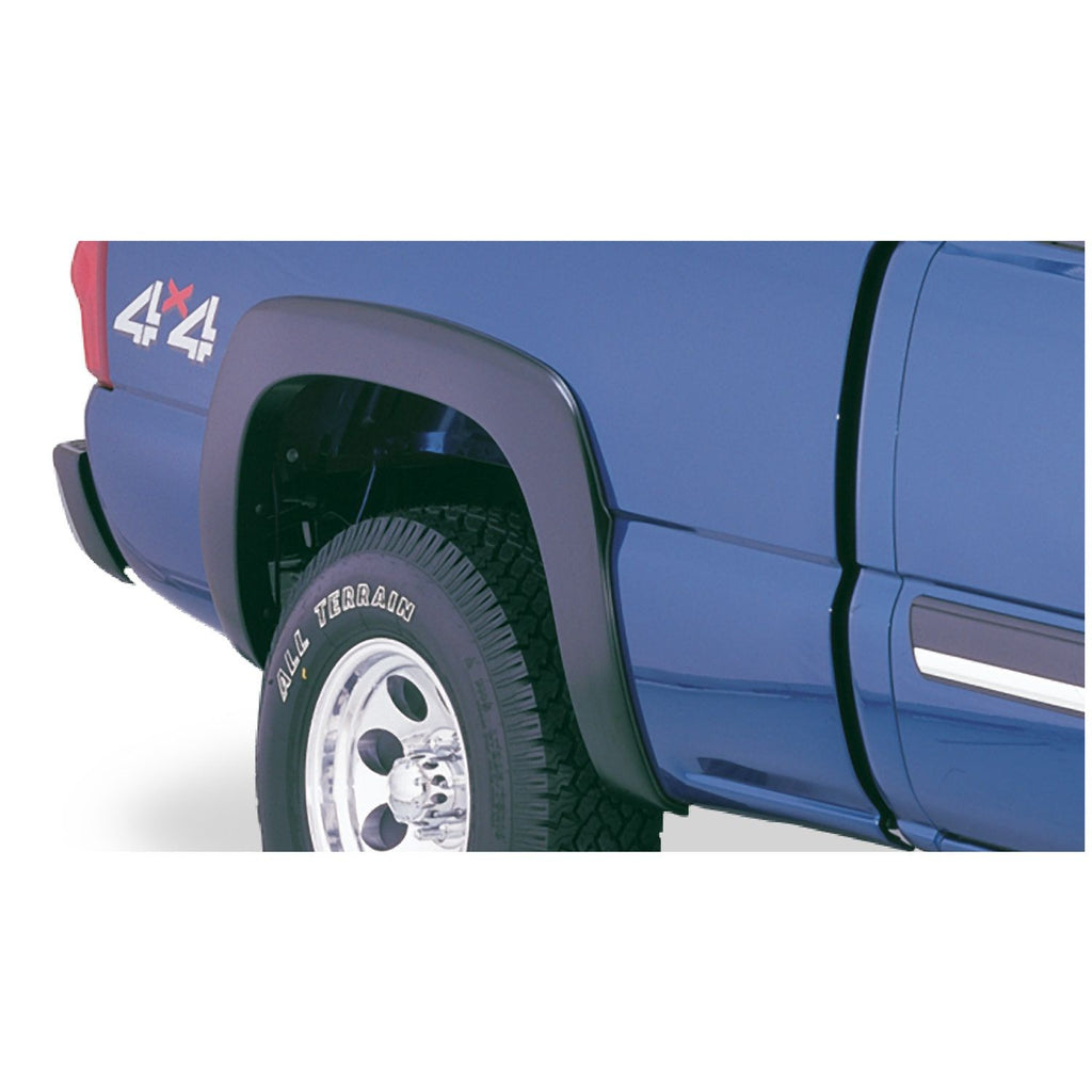 Bushwacker 40907-02 Black OE-Style Smooth Finish 4-Piece Fender Flare Set for 1999-2007 Chevrolet Silverado/GMC Sierra (Check Application Guide)