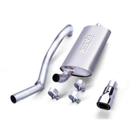 Borla 14728 | Borla Touring Cat-Back  Exhaust System for 1997-1999 Jeep Wrangler 2.5 4 Cyl. /4.0L 6 Cyl. Automatic and Manual Transmission 2 & 4Wheel Drive 2-Door WITHOUT Hitch.